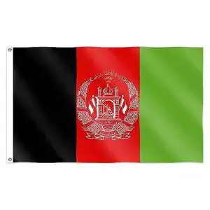 Afghanistan flagge shatchi grosse afghanische