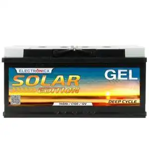 Agm batterie 140ah electronicx gel solarbatterie 12v 140ah