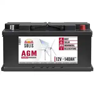 Agm batterie 140ah solis solarbatterie 12v 140ah agm batterie