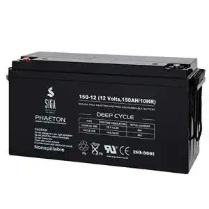 Agm batterie 150ah siga impulsive dynamik solarakku 150ah