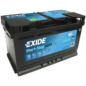 Agm batterie 80ah exide ek800 12v 80ah 800a agm vrla