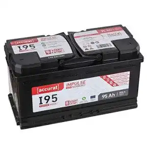 Agm batterie 95ah accurat impuls i95 agm autobatterie 12v