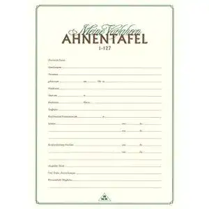 Ahnentafel rnkverlag 2801 meine vorfahren fuer 7 gen