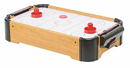 Spetebo Mini Air Hockey Tisch mit Zubehör für Zuhause