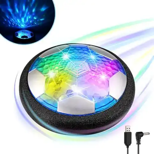 EPCHOO Air Power Fußball Indoor Hover Ball mit LED und Wiederaufladung