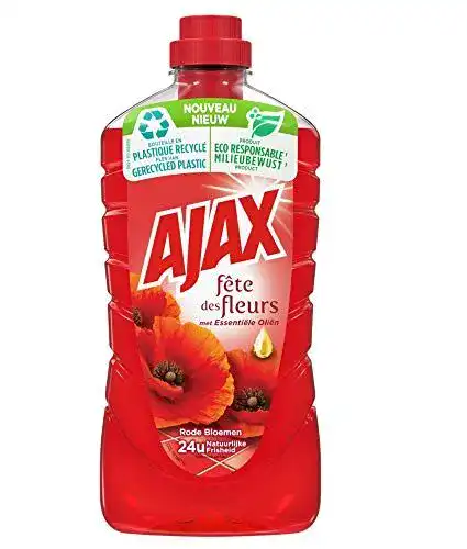 Ajax Allzweckreiniger Rote Blumen 8er Pack (8 x 1 Liter)