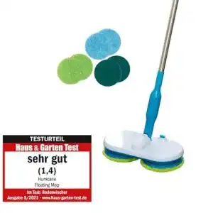 Akku rotationsmopp mediashop hurricane floating mop