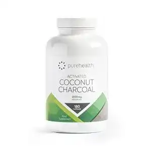 Aktivkohle kapseln pure health aktivierte kokosnusskohle