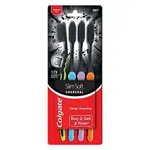 Aktivkohle zahnbuerste colgate schlanke weiche holzkohle