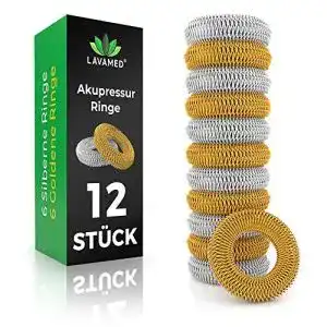 Akupressur ring lavamed akupressur ringe 12 stk