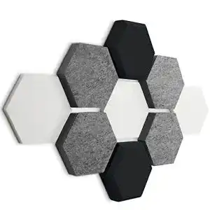 Akustikbild fennext schallabsorber wand paneele 9 stk