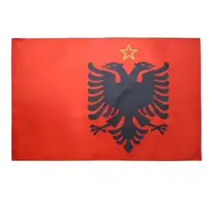 Albanien flagge az flag flagge socialistiske folkerepublik