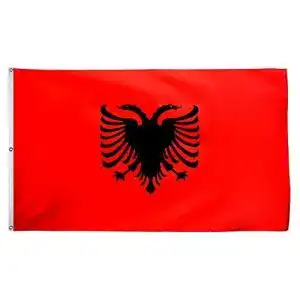 Albanien flagge flaggenfritze fahne flagge albanien