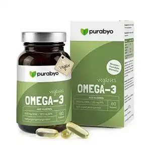 Algenoel kapseln purabyo algenoel omega 3 vegan im glas