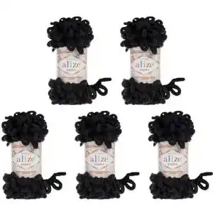 Alize wolle alize 5 x 100 gramm strickwolle puffy 500 gramm