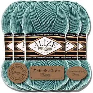 Alize wolle hobby yarn alize superlana klasik 5 x 100 g