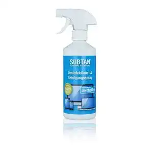 Alkoholfreies desinfektionsmittel subtan blue desinfektionsspray
