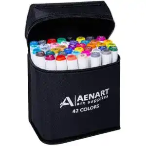 Alkoholmarker aen art alcohol marker 42 farbige marker stifte