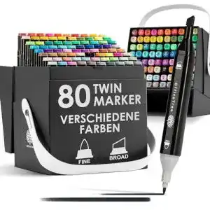 Alkoholmarker officetree 80er alkohol marker set filzstifte