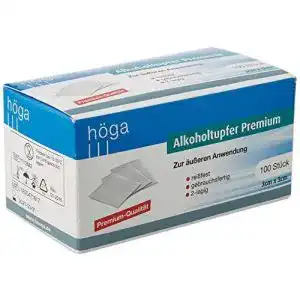 Alkoholtupfer hoega pharm premium zur aeusseren anwendung