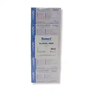 Alkoholtupfer romed alkoholpads 65 x 30 mm 2 lagig