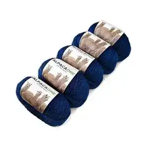 Alpakawolle alpacaone 5 pack alpaka wolle petrolblau
