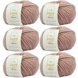 Alpakawolle my oma stricken 6x happy wool alpaca mix puder