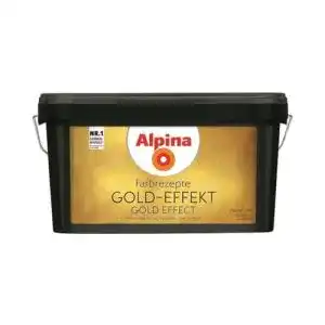 Alpina farbe alpina farbrezepte gold effekt set