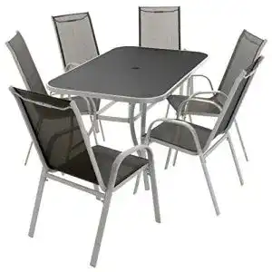 Alu gartenmoebel nexos trading 7 teiliges gartenmoebel set