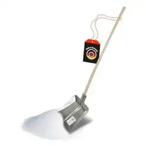 Alu schneeschieber shw fire hallenser alu flachrandschaufel