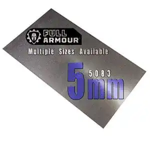 Alublech full armour aluminiumblech 5mm 5083 15cm x 25cm