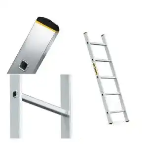 Aluleiter drabest pro serie anlegeleiter aluminium stufenleiter