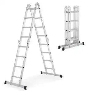 Aluleiter juskys aluminium multifunktionsleiter 4x4 stufen 47 m 1