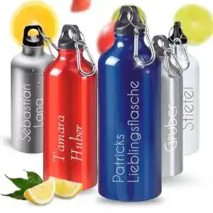 Aluminiumflaschen uakeii trinkflasche personalisiert sporty 06 l