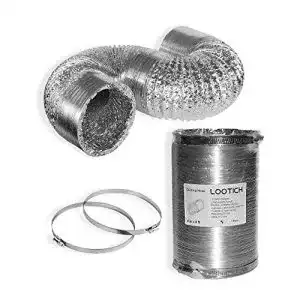 Aluminiumrohr lootich aluflexrohr o 102mm laenge 2 5m