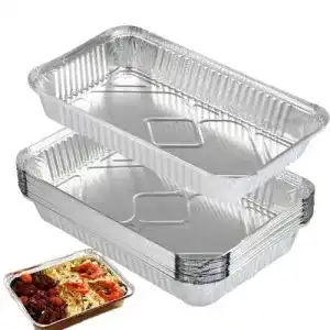 Aluschalen foccts 25 stueck aluminium tropfschalen 31 x 21 cm