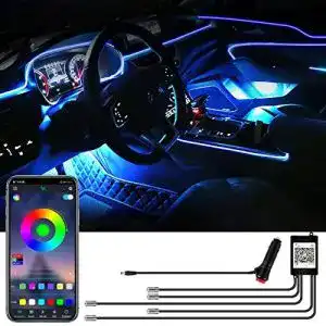 Ambientebeleuchtung auto yaobluesea 12v auto led 6m