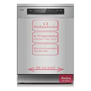 Amica geschirrspueler amica gsp 543 910 si stand geschirrspueler