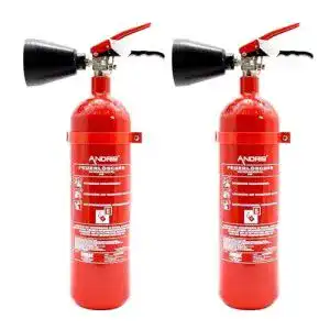 Andris feuerloescher andris 2x feuerloescher 2kg co2