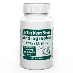 Andrographis the nutri store 200 mg extrakt plus kapseln 60 stk