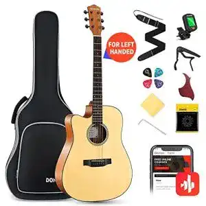 Anfaenger gitarre donner linkshaender akustik gitarren 4 4