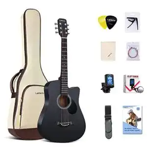 Anfaenger gitarre lankro 38 zoll akustik gitarre fuer anfaenger