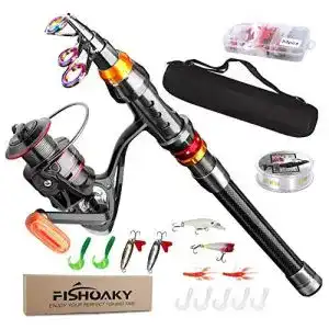 Angel fishoaky rute teleskoprute 18m fishing rod