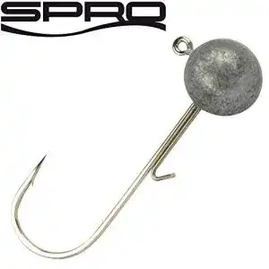 Angelkoeder spro round jighead jig 22 jighaken fuer gummifische