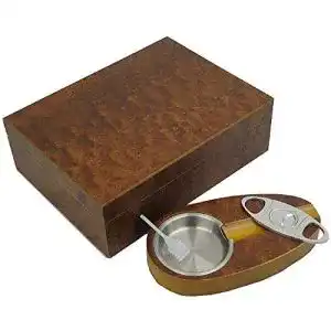 Angelo humidor angelo humidor set dunkelbaun