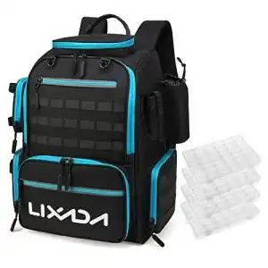 Angelrucksack spinnfischen lixada angeltasche angelrucksack