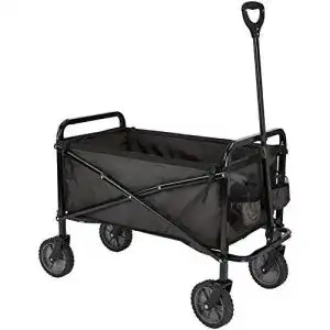 Angelwagen amazon basics zusammenklappbarer bollerwagen