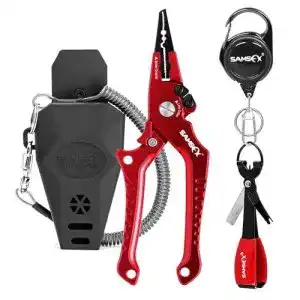 Angelzange samsfx aluminium feststellzangen fuer angelsport