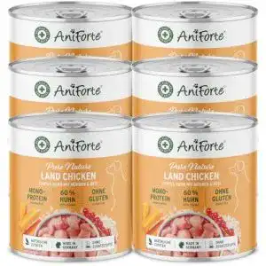 Aniforte hundefutter aniforte nass landchicken 6 x 800g