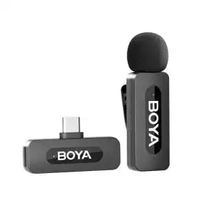 Ansteckmikrofon kabellos boya by v10 usb c kabellos